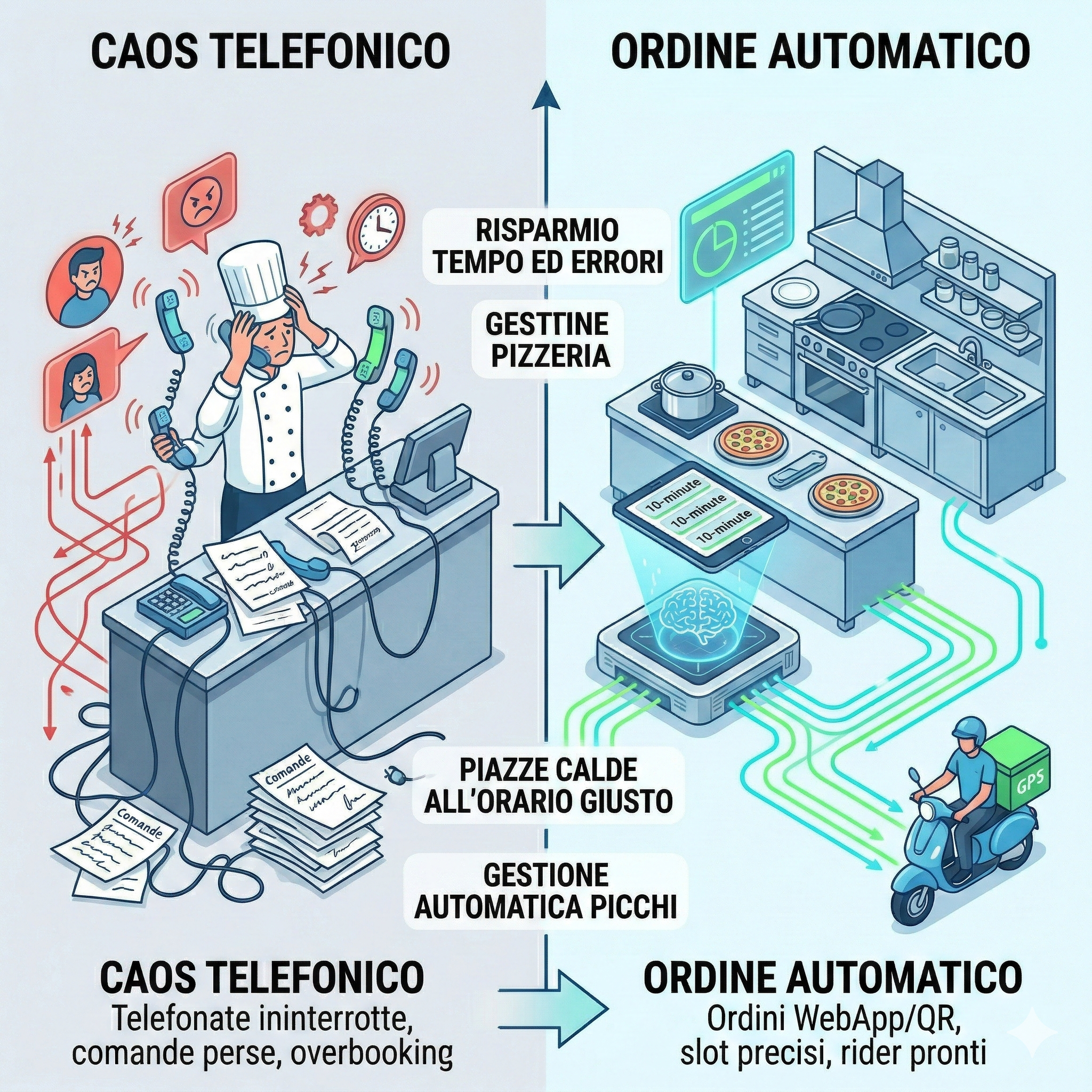 Ecosistema VorreiOrdinare: dal caos all'ordine in 1 click